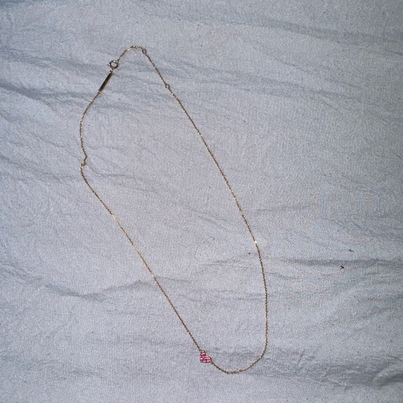 Luxe Kendra Scott sapphire and 14k gold necklace. - Picture 6 of 7